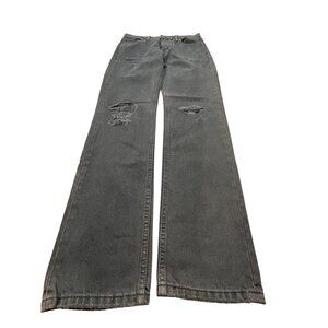 Levis Mens 511 Slim Fit 29x32.5 Distressed Jeans Black Denim Rock Punk Thrasher